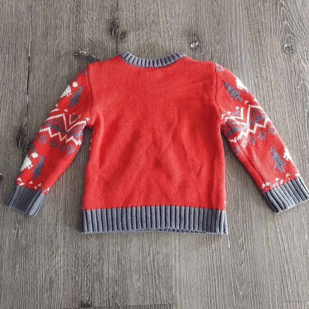Holiday Time Baby Toddler Boy or Girls Unisex Christmas Sweater, Size 18 Months